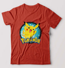 Load image into Gallery viewer, Pokémon T-Shirt for Men-Brick Red-Ektarfa.online