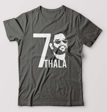 Load image into Gallery viewer, MS Dhoni 07 Thala T-Shirt for Men-Charcoal-Ektarfa.online