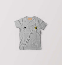 Load image into Gallery viewer, Belgium Football Kids T-Shirt for Boy/Girl-Grey-Ektarfa.online