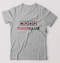 Load image into Gallery viewer, Poker T-Shirt for Men-Grey Melange-Ektarfa.online