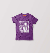 Load image into Gallery viewer, Gym Kids T-Shirt for Boy/Girl-Purple-Ektarfa.online