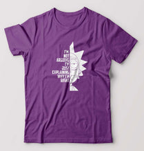Load image into Gallery viewer, Rick and Morty T-Shirt for Men-Purple-Ektarfa.online