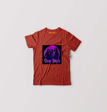Load image into Gallery viewer, Deep Purple Kids T-Shirt for Boy/Girl-Brick Red-Ektarfa.online