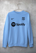 Load image into Gallery viewer, Barcelona 2022-23 Unisex Sweatshirt for Men/Women-Baby Blue-Ektarfa.online