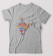 Load image into Gallery viewer, India T-Shirt for Men-Grey Melange-Ektarfa.online