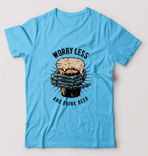 Load image into Gallery viewer, Beer T-Shirt for Men-Light Blue-Ektarfa.online