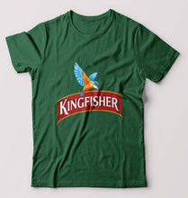 Load image into Gallery viewer, Kingfisher T-Shirt for Men-Bottle Green-Ektarfa.online