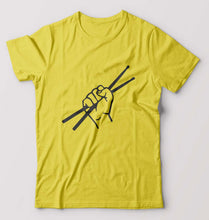 Load image into Gallery viewer, Drummer T-Shirt for Men-Yellow-Ektarfa.online