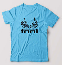 Load image into Gallery viewer, Tool Band T-Shirt for Men-Light Blue-Ektarfa.online
