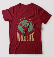 Load image into Gallery viewer, Deer T-Shirt for Men-Maroon-Ektarfa.online