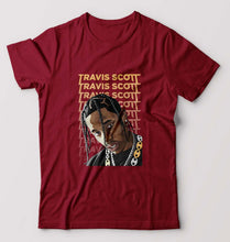 Load image into Gallery viewer, Travis Scott T-Shirt for Men-Maroon-Ektarfa.online