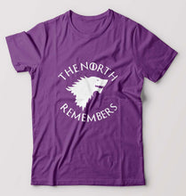 Load image into Gallery viewer, GOT Game Of Thrones North Remembers T-Shirt for Men-Purple-Ektarfa.online