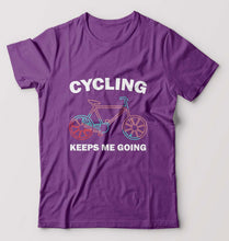 Load image into Gallery viewer, Cycling T-Shirt for Men-Purple-Ektarfa.online