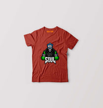 Load image into Gallery viewer, Battlegrounds Mobile India (BGMI) Soul Esport Kids T-Shirt for Boy/Girl-Brick Red-Ektarfa.online