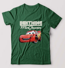 Load image into Gallery viewer, Lightning McQueen T-Shirt for Men-Bottle Green-Ektarfa.online