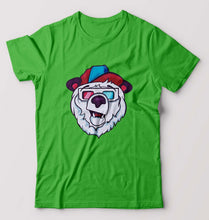 Load image into Gallery viewer, Bear T-Shirt for Men-flag green-Ektarfa.online