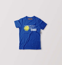 Load image into Gallery viewer, Tennis Kids T-Shirt for Boy/Girl-Royal Blue-Ektarfa.online