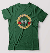 Load image into Gallery viewer, Guns and Roses T-Shirt for Men-Bottle green-Ektarfa.online