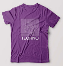 Load image into Gallery viewer, Techno T-Shirt for Men-Purple-Ektarfa.online