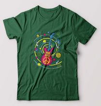Load image into Gallery viewer, Psychedelic Music T-Shirt for Men-Dark Green-Ektarfa.online