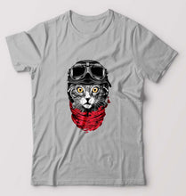Load image into Gallery viewer, Cat T-Shirt for Men-Grey Melange-Ektarfa.online