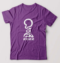 Load image into Gallery viewer, FIFA World Cup Qatar 2022 T-Shirt for Men-Purple-Ektarfa.online
