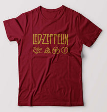 Load image into Gallery viewer, Led Zeppelin T-Shirt for Men-Maroon-Ektarfa.online