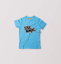 Load image into Gallery viewer, Spy Ninja Kids T-Shirt for Boy/Girl-Light Blue-Ektarfa.online