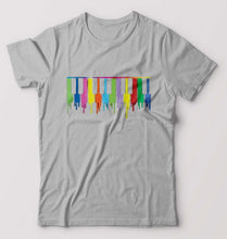 Load image into Gallery viewer, Piano T-Shirt for Men-Grey Melange-Ektarfa.online