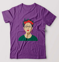Load image into Gallery viewer, Frida Kahlo T-Shirt for Men-Purple-Ektarfa.online