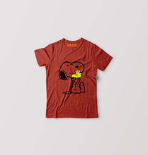Load image into Gallery viewer, Snoopy Kids T-Shirt for Boy/Girl-Brick Red-Ektarfa.online