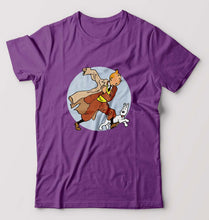 Load image into Gallery viewer, Tintin T-Shirt for Men-Purpul-Ektarfa.online