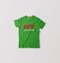 Load image into Gallery viewer, UFC Kids T-Shirt for Boy/Girl-Flag Green-Ektarfa.online