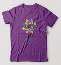 Load image into Gallery viewer, FIFA World Cup Qatar 2022 T-Shirt for Men-Purple-Ektarfa.online