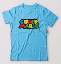 Load image into Gallery viewer, Super Mario T-Shirt for Men-Light Blue-Ektarfa.online