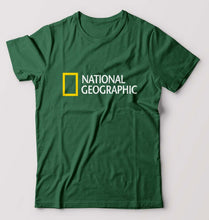 Load image into Gallery viewer, National Geographic T-Shirt for Men-Bottle Green-Ektarfa.online