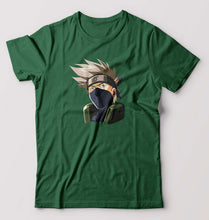 Load image into Gallery viewer, Hatake Kakashi T-Shirt for Men-Bottle green-Ektarfa.online