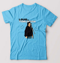 Load image into Gallery viewer, Louis Tomlinson T-Shirt for Men-Light Blue-Ektarfa.online