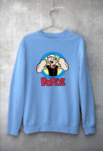 Load image into Gallery viewer, Popeye Unisex Sweatshirt for Men/Women-Baby Blue-Ektarfa.online