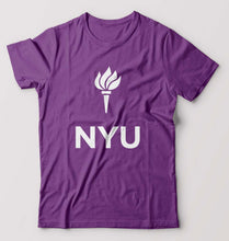 Load image into Gallery viewer, New York University T-Shirt for Men-Purple-Ektarfa.online