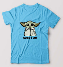 Load image into Gallery viewer, Yoda Star Wars T-Shirt for Men-Light Blue-Ektarfa.online