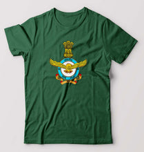 Load image into Gallery viewer, Indian Air Force Army T-Shirt for Men-Bottle Green-Ektarfa.online