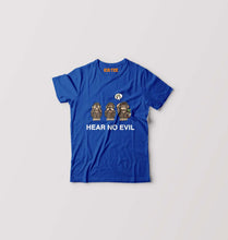 Load image into Gallery viewer, Hear no evil Kids T-Shirt for Boy/Girl-Royal Blue-Ektarfa.online