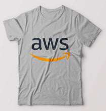 Load image into Gallery viewer, Amazon AWS T-Shirt for Men-Grey Melange-Ektarfa.online