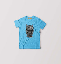 Load image into Gallery viewer, Owl Kids T-Shirt for Boy/Girl-Light Blue-Ektarfa.online