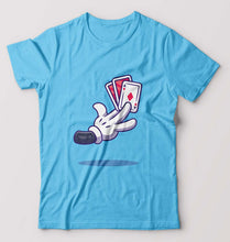 Load image into Gallery viewer, Poker T-Shirt for Men-Light Blue-Ektarfa.online