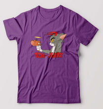 Load image into Gallery viewer, Tom and Jerry T-Shirt for Men-Purple-Ektarfa.online