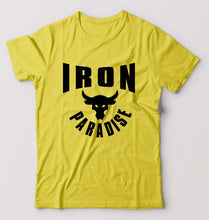 Load image into Gallery viewer, Iron Paradise T-Shirt for Men-Yellow-Ektarfa.online