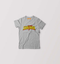 Load image into Gallery viewer, The Power of Shazam! Kids T-Shirt for Boy/Girl-Grey Melange-Ektarfa.online
