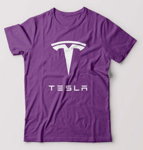 Load image into Gallery viewer, Tesla T-Shirt for Men-Purple-Ektarfa.online